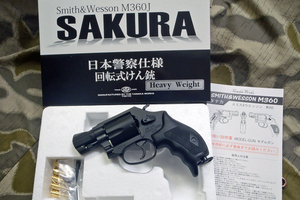 タナカワークス　S&W M360J “SAKURA” HW モデルガン