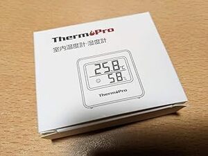 ThermoPro温湿度計 黒or白 温度計 湿度計 デジタル 室温計 コンパクト 高精度 快適度目安表示 壁掛け 卓上スタンド マグネット TP-157