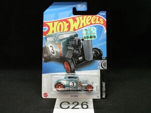 C26 1円～ 格安【スーパートレジャーハント】ホットウィール STH treasure リアルライダー 32 ford gulf フォード T型 ガルフ 日本未発売