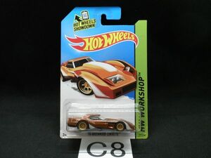 C08 1円～ 激レア 格安【スーパートレジャーハント】ホットウィール STH treasure グリーンウッド コルベット Green wood corvette