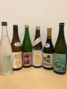 田酒　写楽　宮泉　楽器正宗　仙禽　岩豊　出羽桜