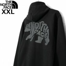 1円～!売切!【正規新品】THE NORTH FACE◆TNF BEAR PULLOVER HOODIE パーカー US限定 2023最新 ベアー グラフィック(XXL)黒 181130-33-c_画像1