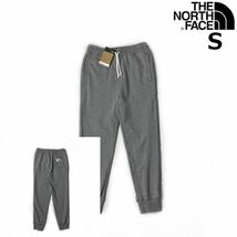 1円～!売切!【正規新品】THE NORTH FACE◆HERITAGE PATCH JOGGERS ジョガーパンツ US限定 ロゴパッチ 裏起毛(S)グレー 190110-25-c_画像1