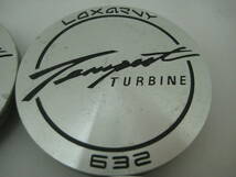 k8964 BADX　LOXARNY TURBINE Tempest テンペスト アルミホイール用センターキャップ中古4個　632_画像3