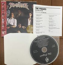 送料無料 紙ジャケット SHM-CD ポーグス POGUES 紙ジャケ 赤い薔薇を僕に_画像2