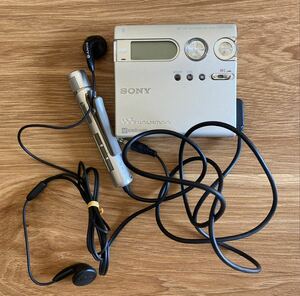 SONY ソニー WALKMAN ウォークマン ポータブルMDレコーダー MZ-N910 シルバー ジャンク