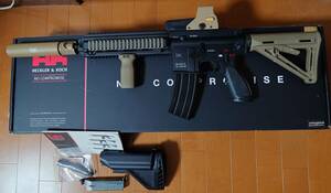 【中古】VFC/Umarex HK416D Gen.2 GBBR (JPバージョン) 外装カスタムパーツあり