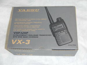 YAESU VX-3 新品 未使用 オプション付き ヤエス