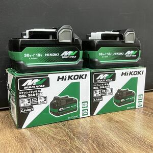 新品/正規品■5.1万 ハイコーキ 純正品 マルチボルト 蓄電池 バッテリー HiKOKI BSL36A18X 2個 セット 36V 18V■兵庫県姫路市発 B2