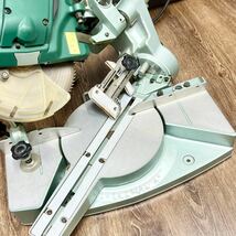 ○動作品 日立工機 255mm 卓上スライド丸のこ 押し切り 傾斜 角度 勾配 木工 切断機 100V 50/60Hz C10FS 中古品■兵庫県姫路市発 M1_画像7