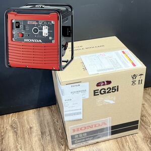 ○新品/正規品■21.7万 ホンダ 正弦波インバーター発電機 HONDA EG25i JN 2.5kVA 防災 災害 非常用 高剛性フレーム■兵庫県姫路市発 J4