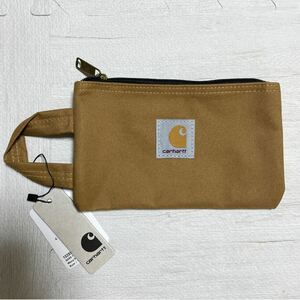 カーハート　carhartt ポーチ　小物入れ　ブラウン