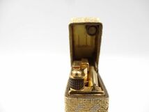 16977Rd dunhill ダンヒル ライター 18K アウタージャケット 100.8g メッシュ 木箱_画像6