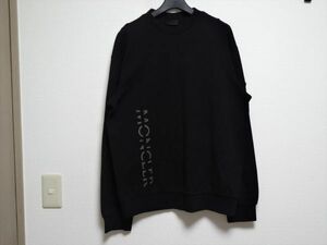 17543Af MONCLER モンクレール FELPA LOGATA スウェットサイドロゴ Sサイズ メンズ 23/24秋冬 新作