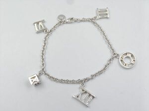 17034Ac TIFFANY&Co. Tiffany Atlas 5 charm bracele 925