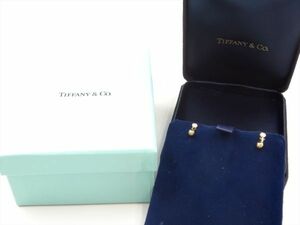 17469Gc TIFFANY＆Co. ティファニー ティアドロップ ダイヤモンド（直径3.92mm/3.93mm枠込み） ピアス イエローゴールド 750 K18 YG