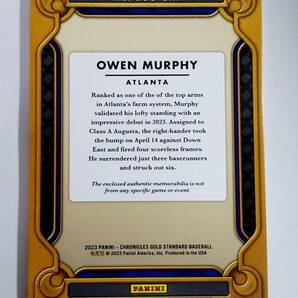 PANINI 2023 OWEN MURPHY ジャージカード JERSEY RERIC 初期傷ありの画像2