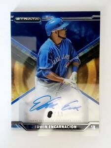 【/99】TOPPS 2015 STRATA EDWIN ENCARNACION 直書き　直筆サインカード　