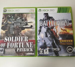 Xbox 360　SOLDIER OF FORTUNE PAYBACK　バトルフィールド4