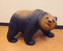 木彫り熊　八雲　加藤貞夫 作_画像3