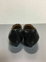 ヴィンテージ GUCCI グッチ レザー タッセル シューズ パンプス ブラック 34 1/2_画像3