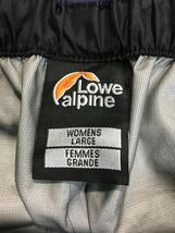 美品 Lowe alpine GORE-TEX ロウアルパイン ゴアテックス レディース ナイロン パンツ ネイビー L_画像3