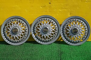 当時物？　ホイールキャップ★GTS　3点セット★スケール写真有★BBS　RS風　バニング ハイソ ムーンアイズ アメ車★6R030919