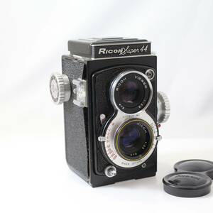 【現状品】リコー RICOH Super 44 RIKEN 1:3.5 6cm 二眼レフカメラ ジャンク (439)