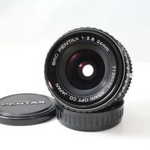 【外観美品】ペンタックス smc PENTAX 24mm F2.8 Kマウント レンズ (452)_画像1