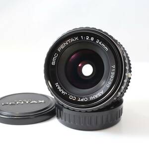 【外観美品】ペンタックス smc PENTAX 24mm F2.8 Kマウント レンズ (452)