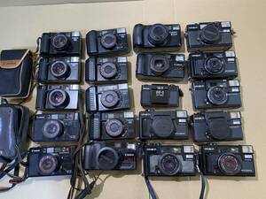 【20個】キャノン Canon AF35ML/AF35M/Autoboy 2/RICOH FF-1/MINOLTA HI-MATICAF2-MD/大量 カメラ まとめて ジャンク セット まとめ (464)