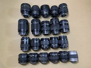 【21個】ニコン Nikon AF-S 18-55mm/55-200mm/AF NIKKOR 24-120mm/28-105mm/他 大量 レンズ まとめて ジャンク セット まとめ (492)