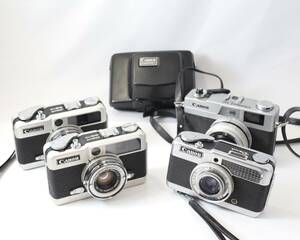 【4個】キャノン Canon demi EE17 ×2個/demi/Canonet 28/レンジファインダーカメラ まとめて ジャンク セット まとめ (463)