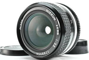 【動作未確認】Nikon Ai Nikkor 28mm f/3.5 ジャンク品 YO-EF 199