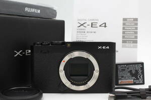 ＜＜シャッター数590回！！＞＞【新級品】FUJIFILM 富士フイルム ミラーレスデジタルカメラ X-E4 ボディ ブラック F X-E4-B #LE2024111