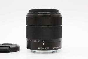 ＜＜プロテクター付き！！＞＞【良品】SONY ソニー1855mm f3.55.6 OSS ブラック sel1855 Eマウント#LE2024254