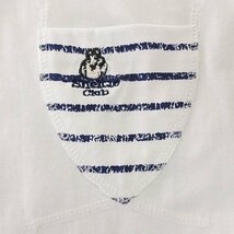 新品 シェルティークラブ 24SS ボーダー ポケット 長袖 Tシャツ LL 白 【SH1441109_7】 春夏 Sheltie Club クルーネック ロンT カットソー_画像6