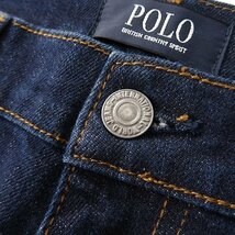 新品 POLO BCS ポロ ストレッチ テーパード デニム パンツ 85/69(XL) 紺 【P25389】 メンズ オールシーズン インディゴ ジーンズ_画像7