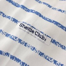 新品 シェルティークラブ 24SS ボーダー ボートネック バスク シャツ L 白 青 【SH1441111_5】 春夏 Sheltie Club ロンT 長袖 Tシャツ_画像8