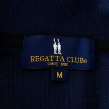 新品 レガッタクラブ 春夏 鹿の子 ジャージー 長袖 ポロシャツ L 紺 【RCL-001_NA】 REGATTA CLUB シャツ メンズ ロゴ刺繍 ゴルフ_画像9