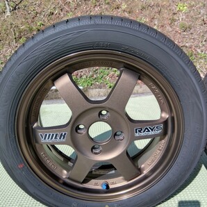 RAYS VOLK RACING TE37 レイズ ボルク レーシング TE37 15インチ 5.5J +45 PCD100 4穴 ブロンズの画像5