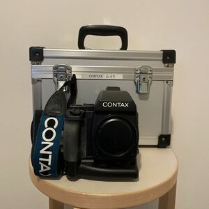 送料無料　CONTAX645 コンタックス645 ボディ 中判　フィルムカメラ　アルミケース　説明書　動作確認済み　