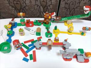 中古 LEGO マリオ 71364 71365 71360 スターターセット バッタンのマグマチャレンジ パックンフラワーのバランスチャレンジ レゴマリオ