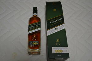 ウィスキーJOHNNIE WALKER Green Label 15年 700ml 43%