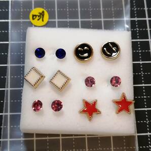 D39 樹脂ピアス セット レディース ガールズ アクセサリー 金属アレルギー プチプラ 