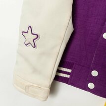 ESTIVO エスティボ セットアップ 上下セット スノボウェア 中綿 ジャケット パンツ アウター ボトムス Mサイズ ポリエステル100% 紫 黄色_画像3