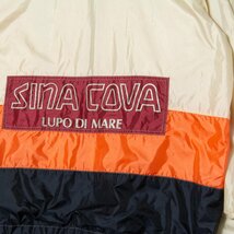 LUPO DI MARE SINA COVA シナコバ セットアップ 上下セット サイズ4L ナイロン100％ 裏メッシュ アイボリー系 メンズ 古着 カジュアル_画像6