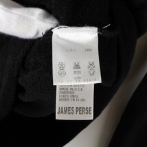JAMES PERSE ジェームスパース 長袖カットソー ロンT 長袖Tシャツ ラグラン ブラック 黒 サイズ0 レディース 定番 シンプル インナー 無地_画像3