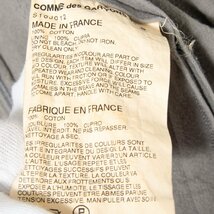 【1円スタート】COMME des GARCONS コムデギャルソン コムコム 丸襟ジャケット アウター 綿100％ デザイナーズ 灰色 グレー S フランス製_画像7