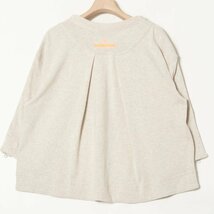 adidas by Stella McCartney ステラ マッカートニー アームジップ 7部袖 長袖 カットソー M アイボリー 生成り レディース 婦人 女性_画像2